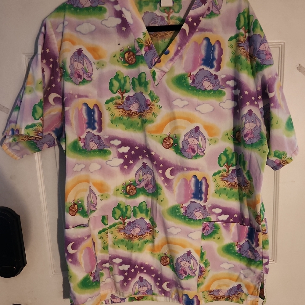 Eeyore Scrub Top